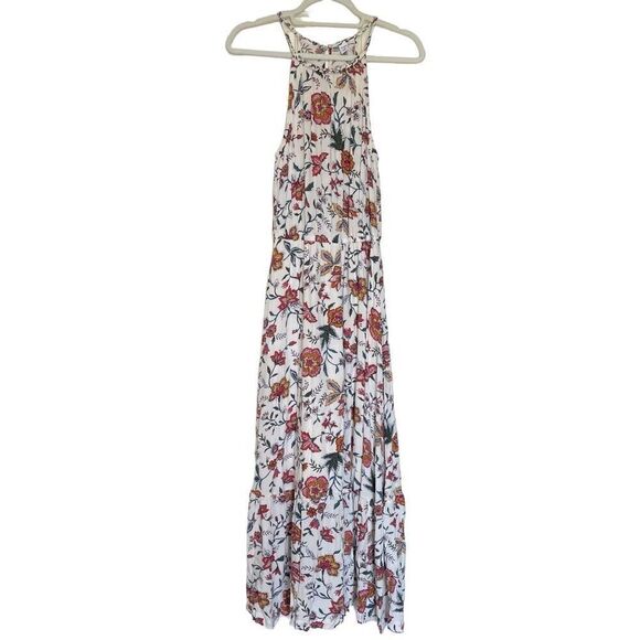 Old Navy Floral Long Maxi Strappy Summer Tank Dress Women’s Size XS 0 2 - Picture 5 of 5